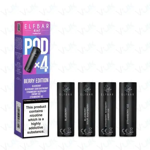 Elf Bar 4-in-1 Multi Flavour Prefilled Pods