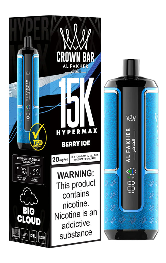 Al Fakher Crown Bar Hypermax 15000 Vape