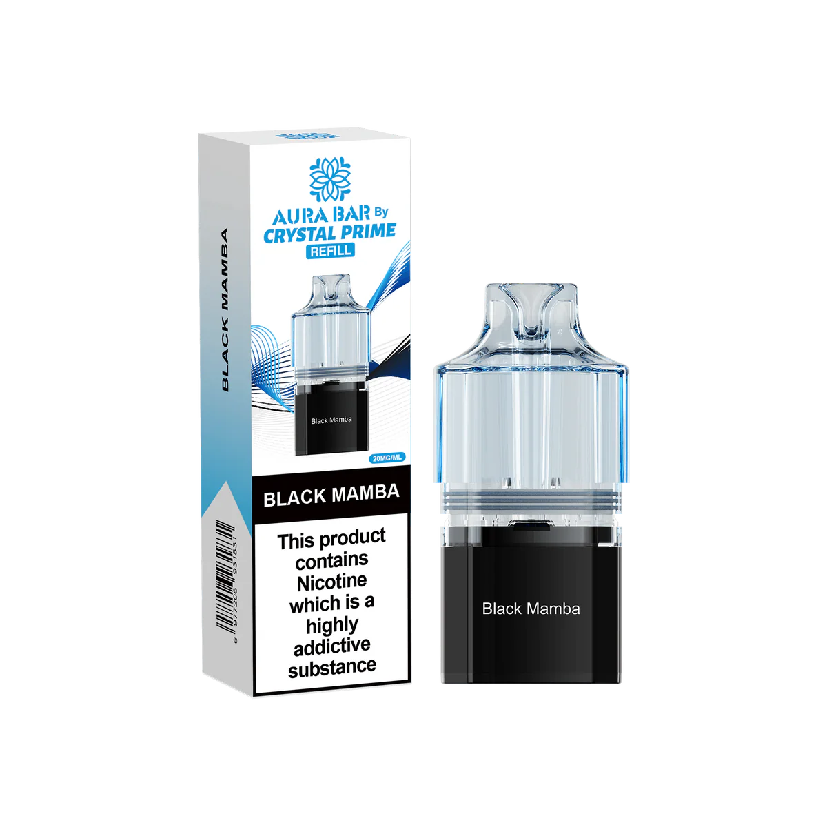 Crystal Prime Aura Bar 10k Replacement Pods