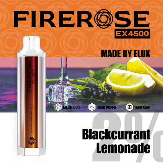 Blackcurrant Lemonade Elux FireRose EX4500 Disposable Vape