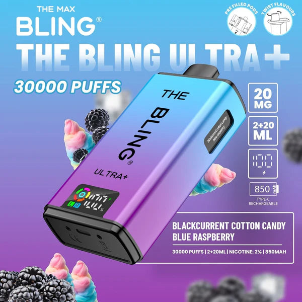 The Bling Ultra Plus 30K Prefilled Vape Pod Kit