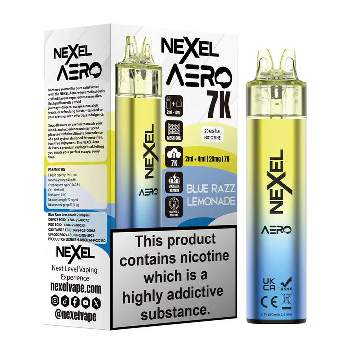 Nexel Aero 7K Prefilled Pod Kit