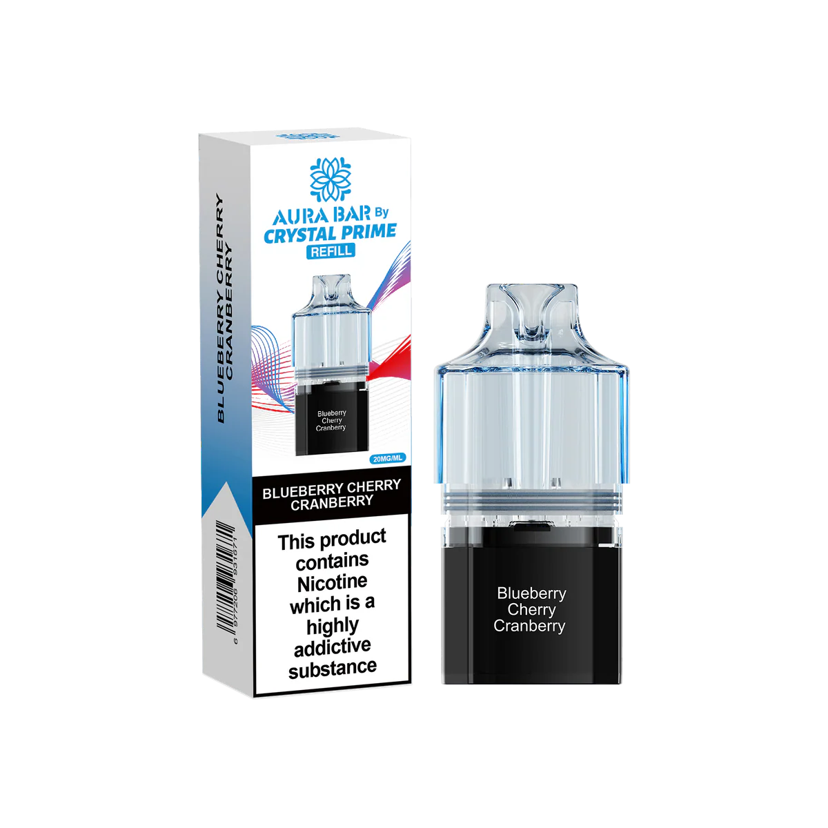 Crystal Prime Aura Bar 10K Replacement Pods