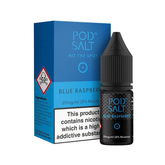 Blue Raspberry Nic Salt E-Liquid By Pod Salt