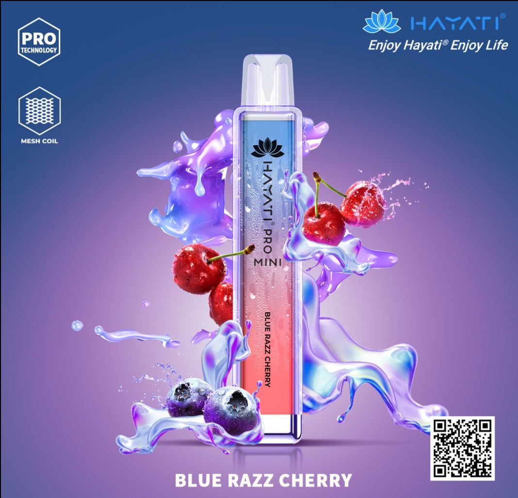 Blue Razz Cherry Hayati Pro Mini Disposable Vape