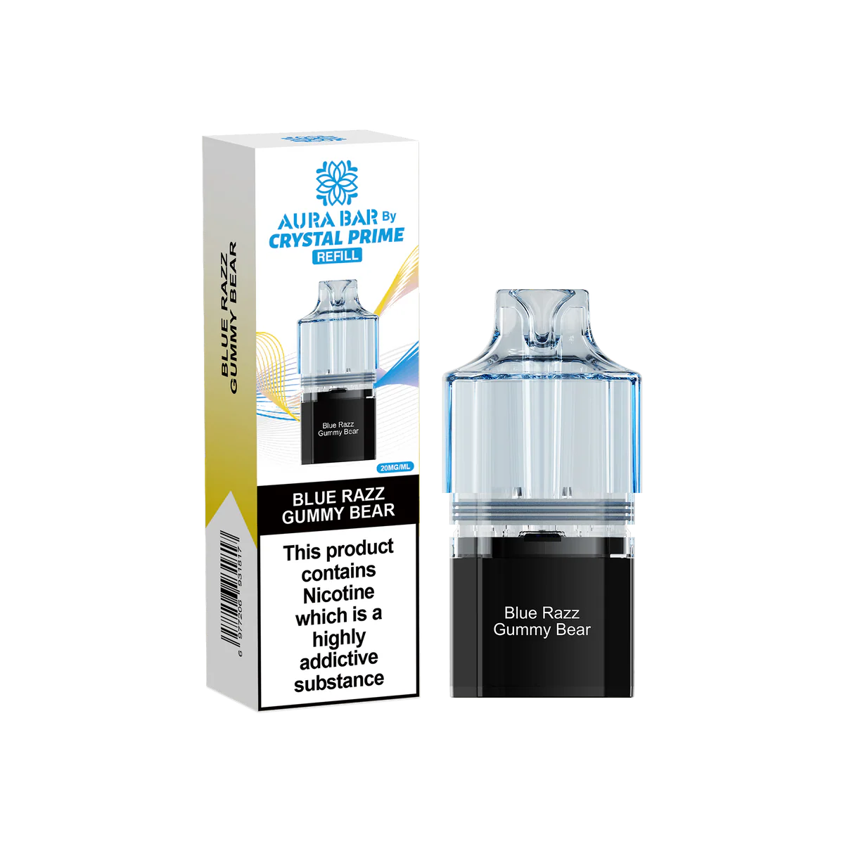 Crystal Prime Aura Bar 10k Replacement Pods