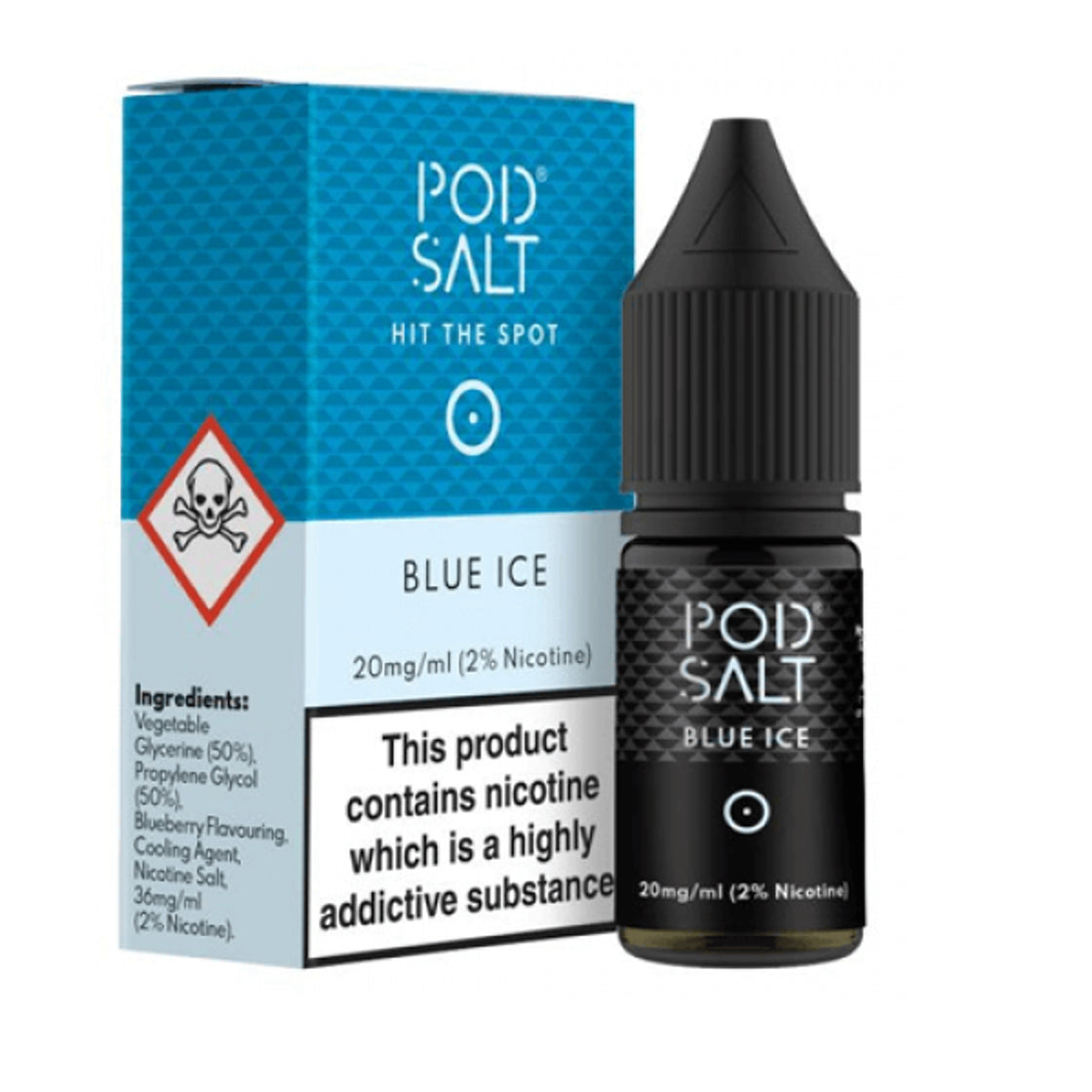Blue Ice 20mg Nic Salt E-Liquid By Pod Salt