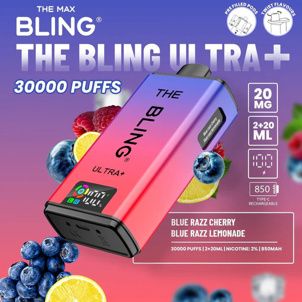 The Bling Ultra Plus 30K Prefilled Vape Pod Kit