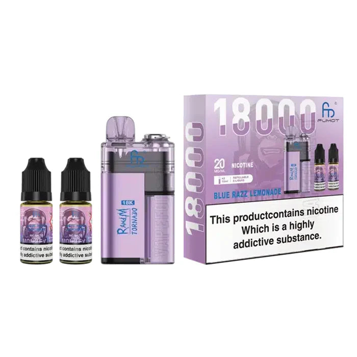 Fumot RandM Tornado 18K Prefilled Kit