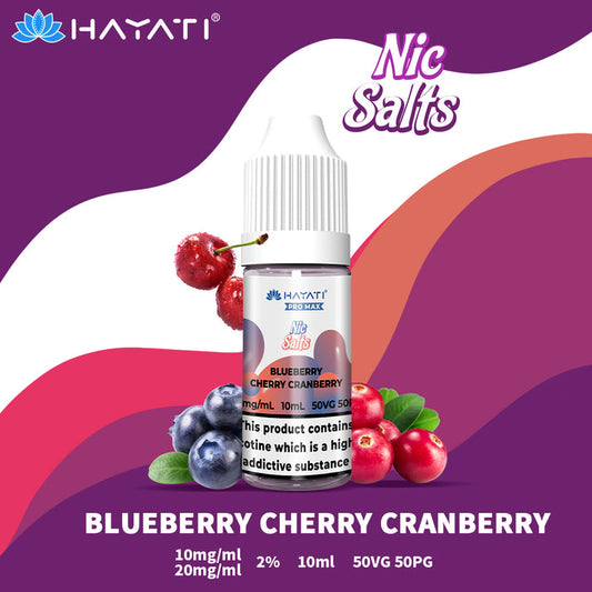 Blueberry Cherry Cranberry Hayati Pro Max Nic Salt