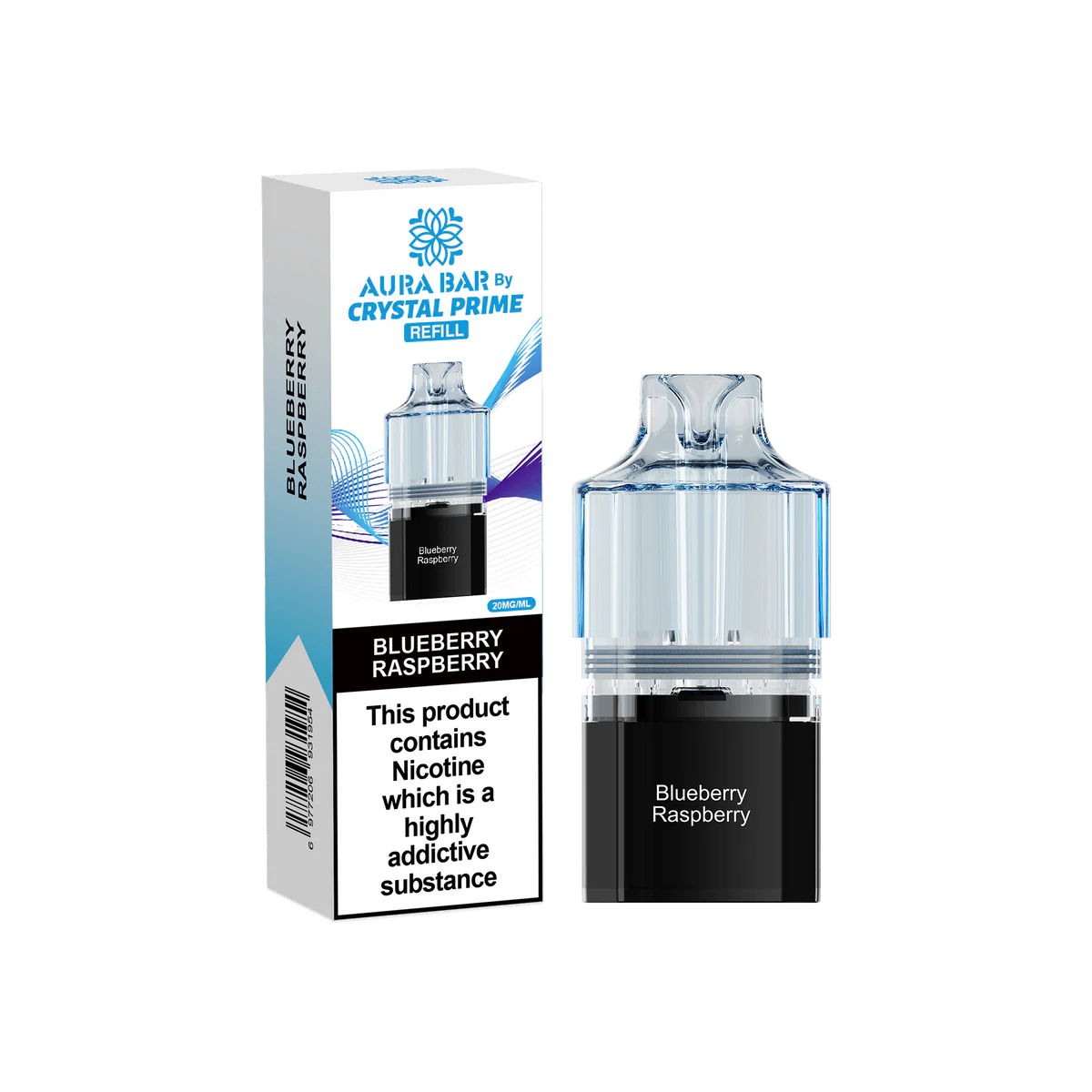 Crystal Prime Aura Bar 10K Replacement Pods