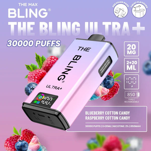 The Bling Ultra Plus 30K Prefilled Vape Pod Kit