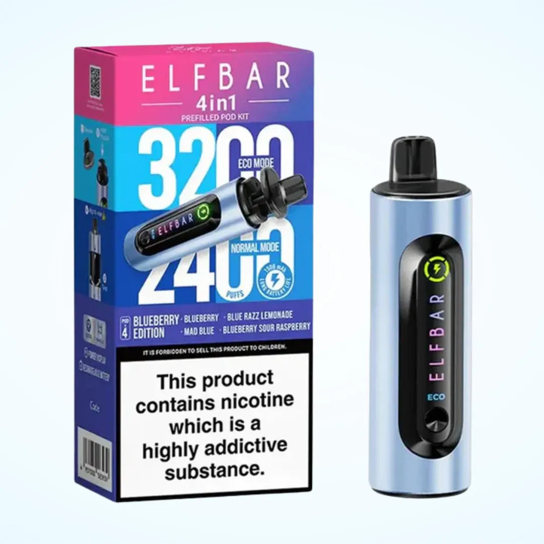 Elf Bar 4-in-1 3200 Puffs Prefilled Pod Kit