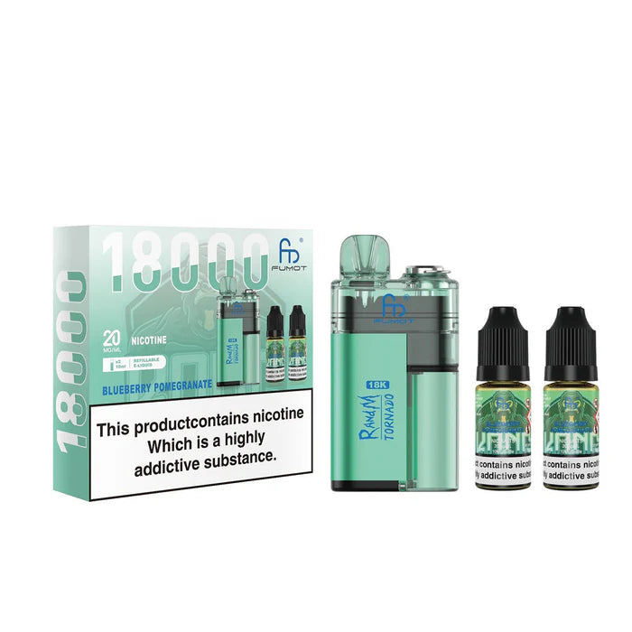 Fumot RandM Tornado 18K Prefilled Kit