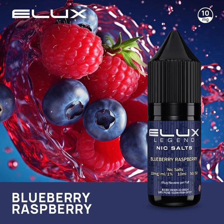 Blueberry Raspberry Elux Legend Nic Salt 10ml