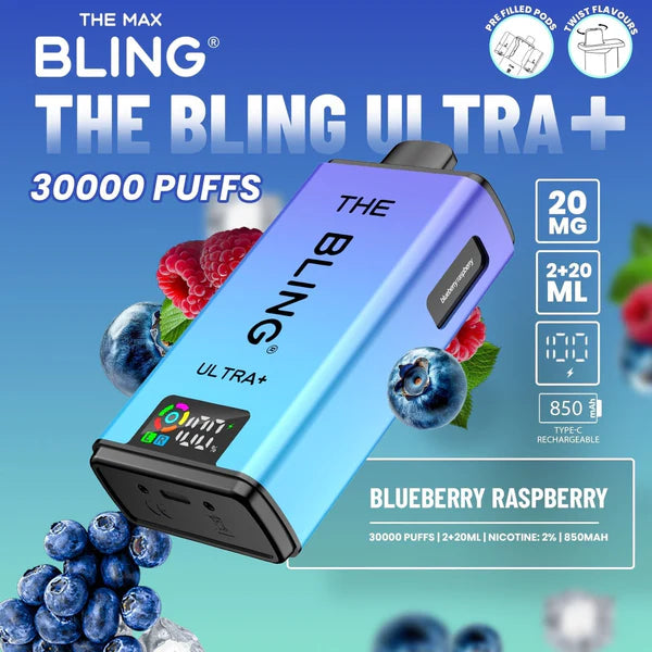 The Bling Ultra Plus 30K Prefilled Vape Pod Kit