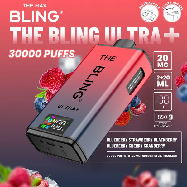 The Bling Ultra Plus 30K Prefilled Vape Pod Kit