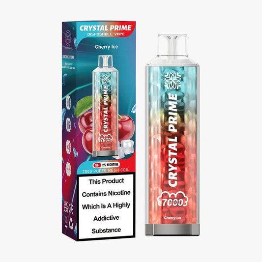 Cherry Ice 3d Crystal Prime 7000 Disposable Vape