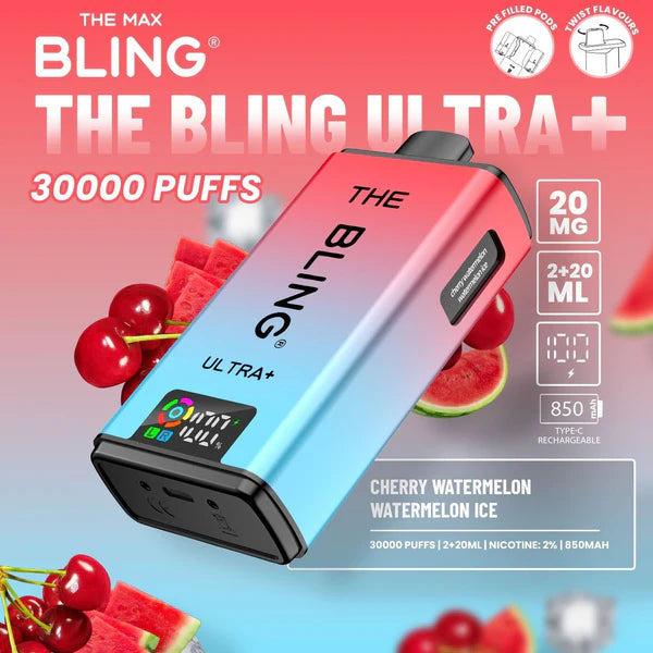 The Bling Ultra Plus 30K Prefilled Vape Pod Kit