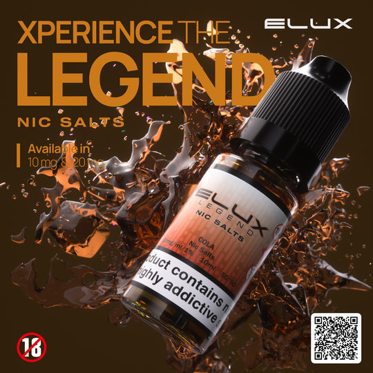 Cola Nic Salt E-Liquid By Elux Legend
