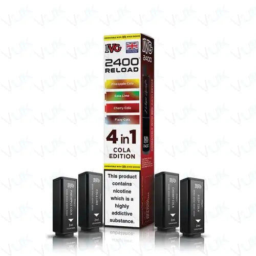 IVG 2400 Multi Flavour Edition Prefilled Pods