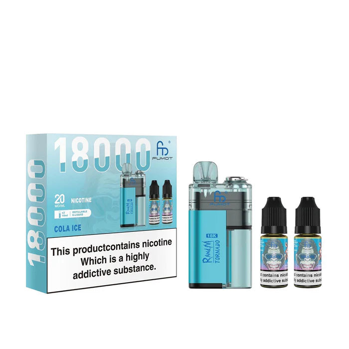 Fumot RandM Tornado 18K Prefilled Kit