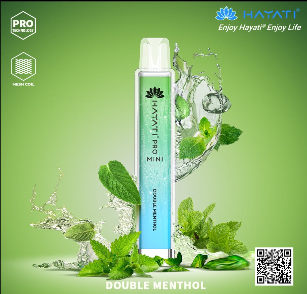 Double Menthol Hayati Pro Mini Disposable Vape