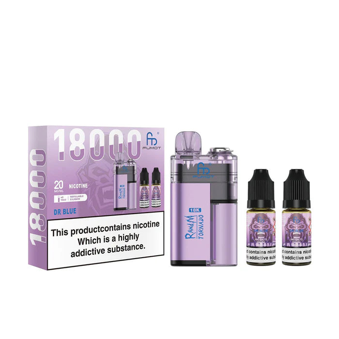 Fumot RandM Tornado 18K Prefilled Kit