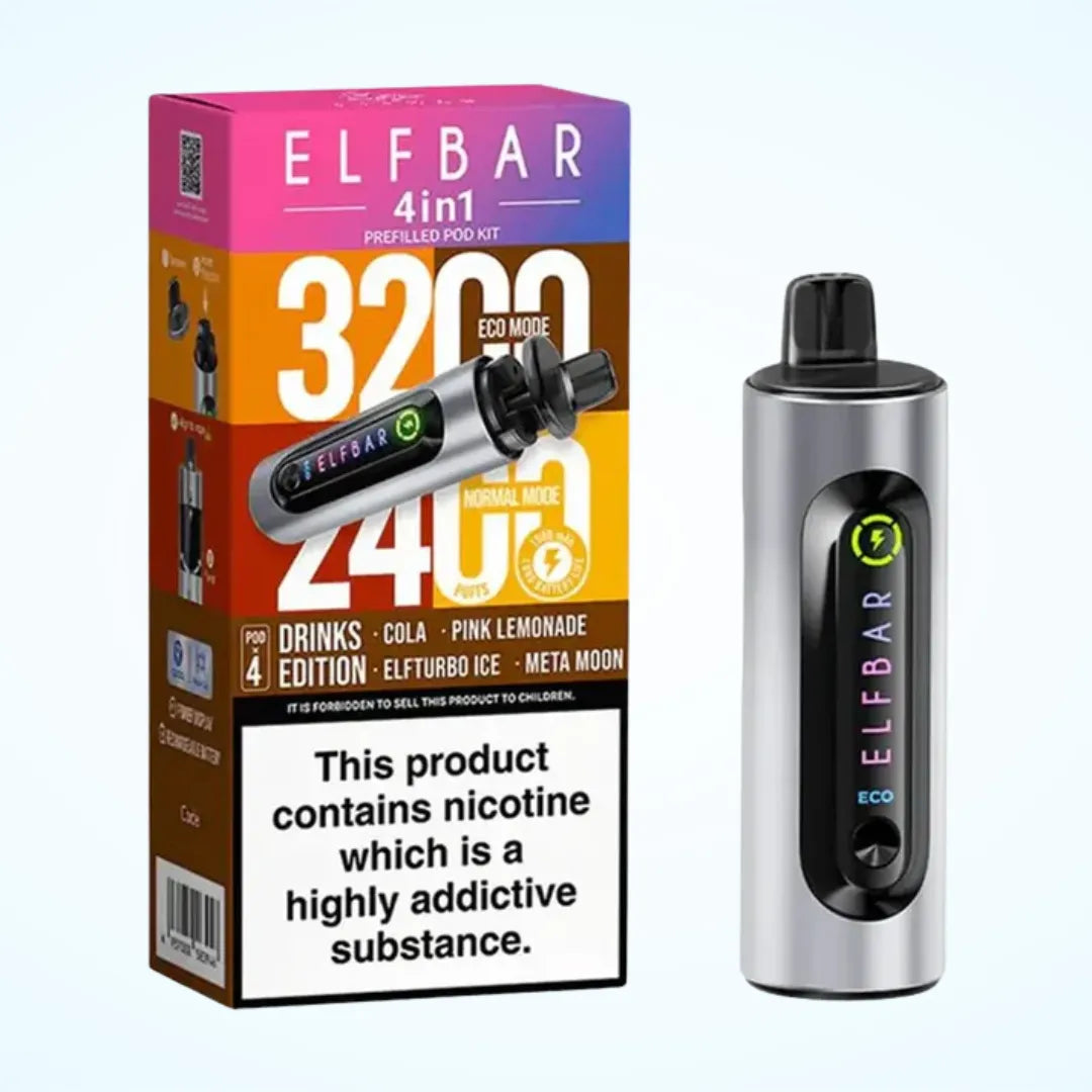 Elf Bar 4-in-1 3200 Puffs Prefilled Pod Kit