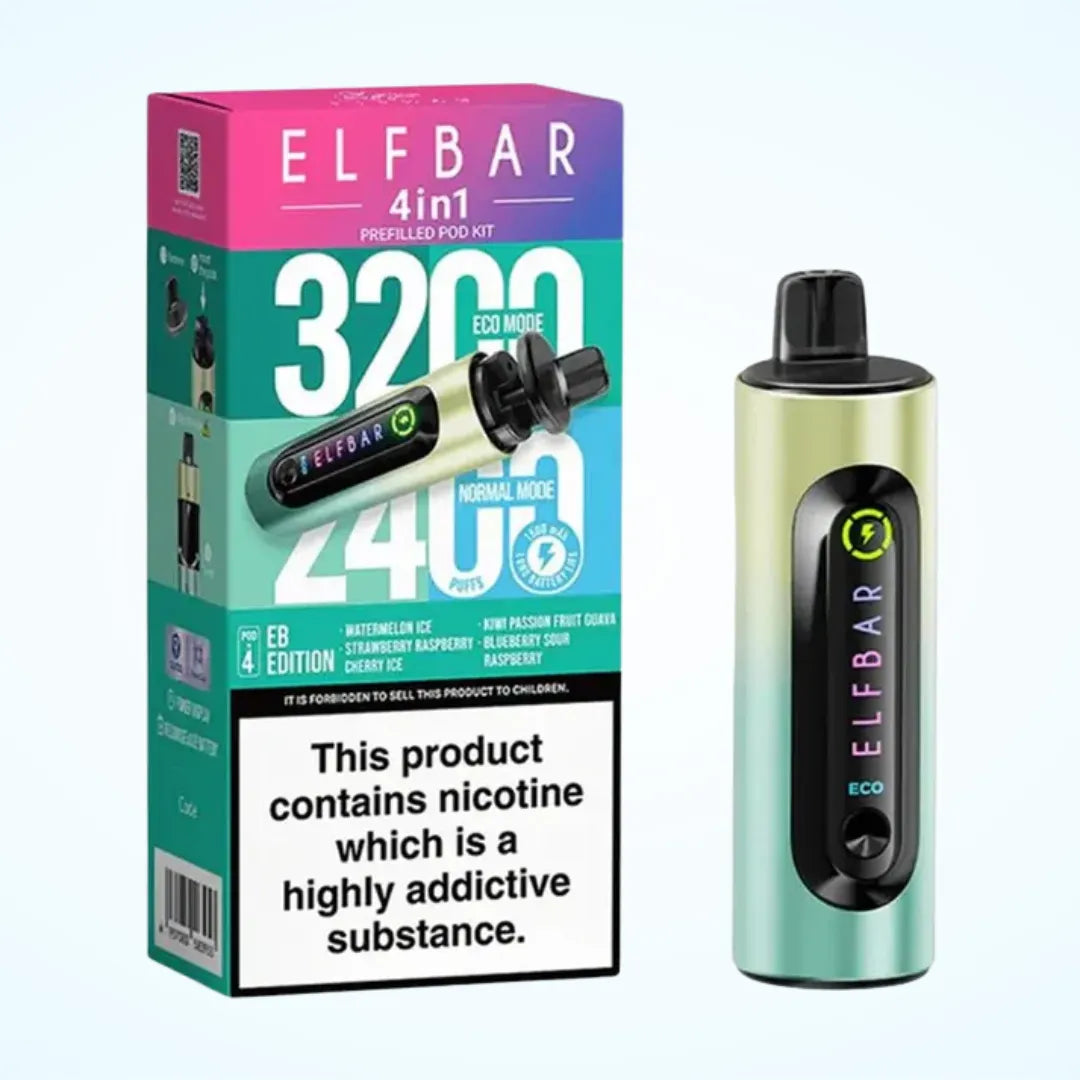 Elf Bar 4-in-1 3200 Puffs Prefilled Pod Kit