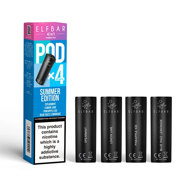 Blueberry Edition Elf Bar 4 in 1 Prefilled Pods