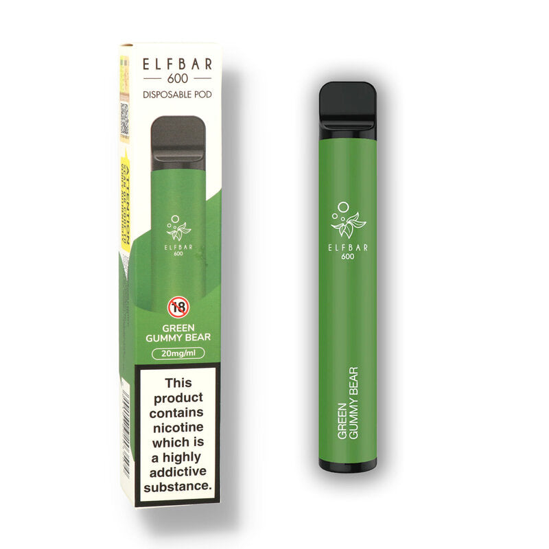 Elf Bar 600 Puffs Disposable Vape Box Of 10 At £35