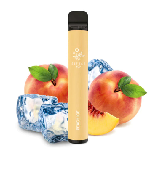 Peach Ice Elf Bar Disposable Vape