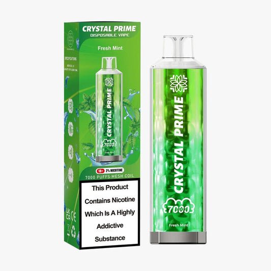 Fresh Mint 3d Crystal Prime 7000 Disposable Vape