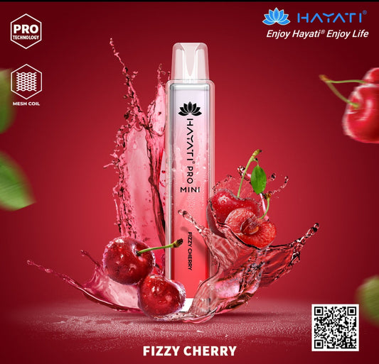Fizzy Cherry Hayati Pro Mini Disposable Vape