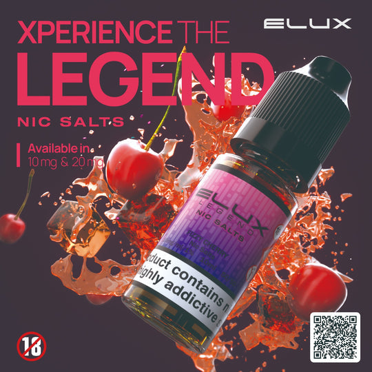 Fizzy Cherry Nic Salt E-Liquid By Elux Legend