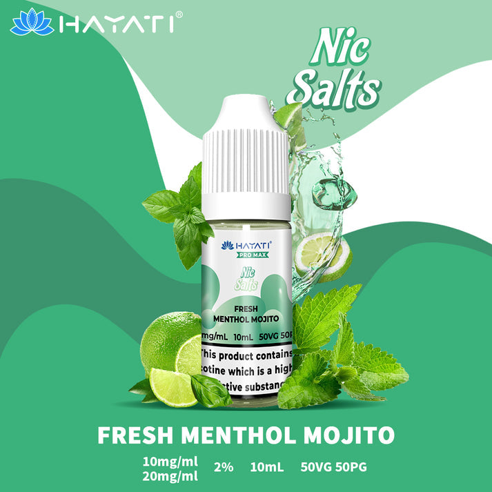 Fresh Menthol Mojito Hayati Pro Max Nic Salt