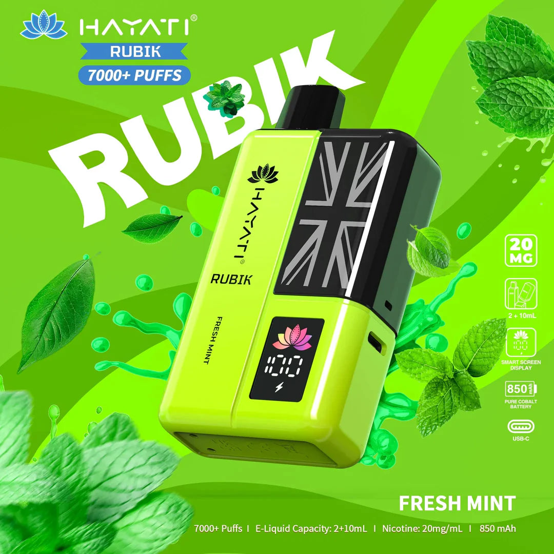Hayati Rubik 7000 Puffs Vape