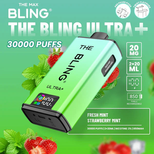 The Bling Ultra Plus 30K Prefilled Vape Pod Kit