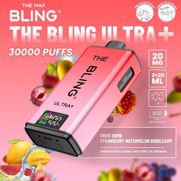 The Bling Ultra Plus 30K Prefilled Vape Pod Kit