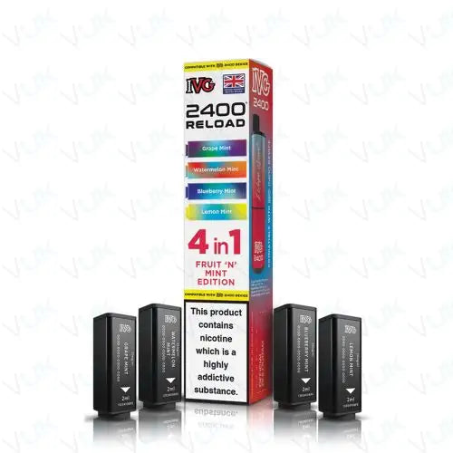 IVG 2400 Multi Flavour Edition Prefilled Pods