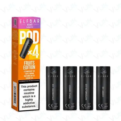 Elf Bar 4-in-1 Multi Flavour Prefilled Pods