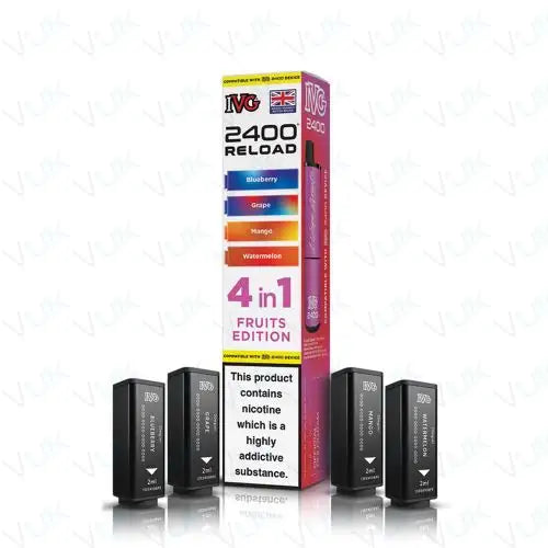 IVG 2400 Multi Flavour Edition Prefilled Pods