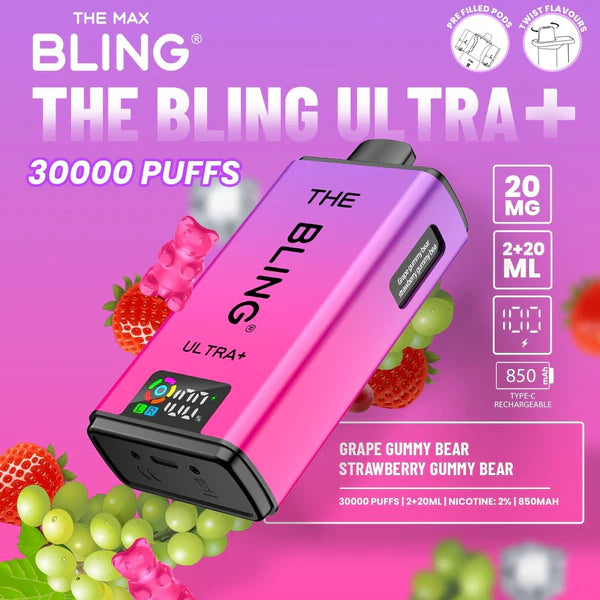 The Bling Ultra Plus 30K Prefilled Vape Pod Kit
