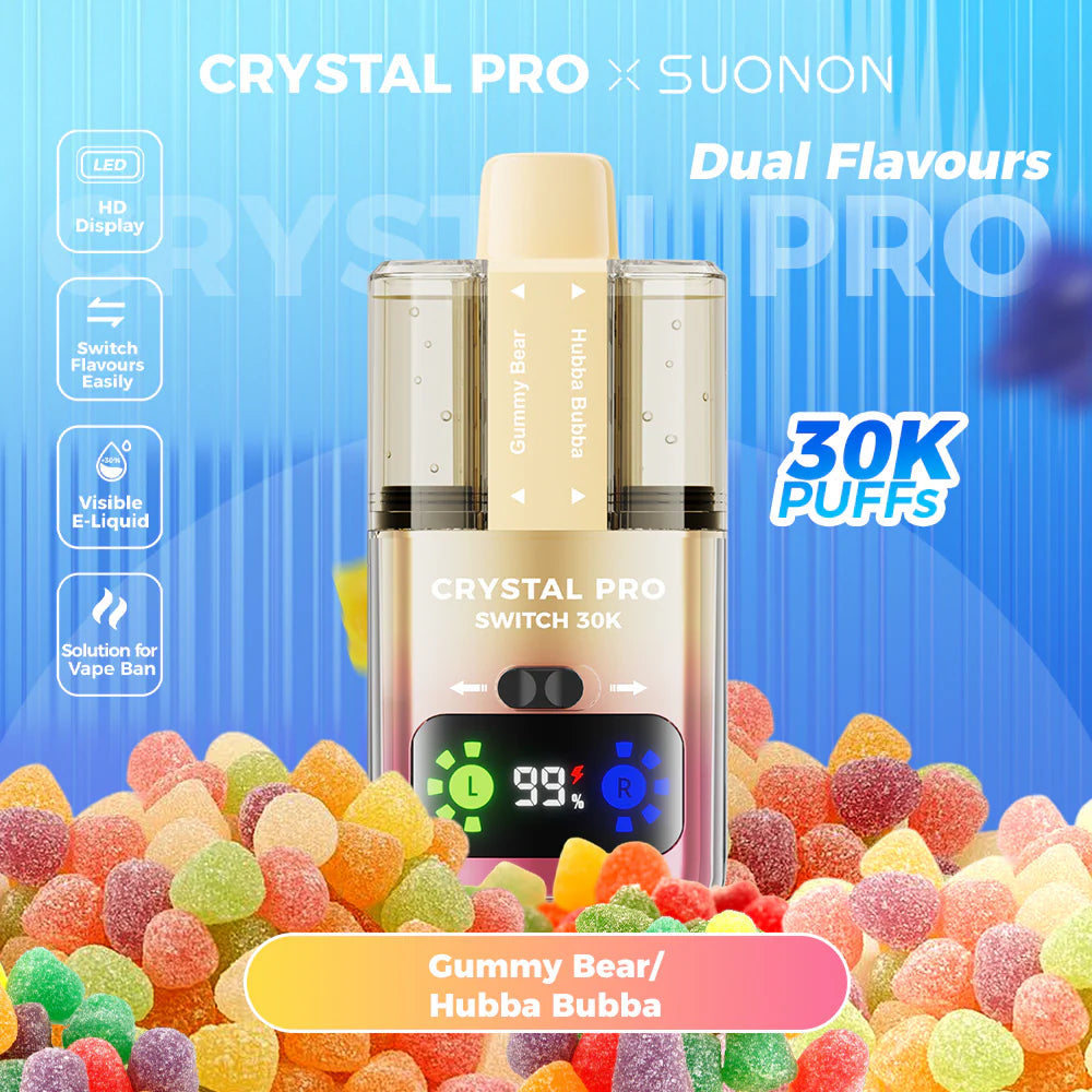 Crystal Pro Switch 30K Puff Prefilled Vape Kit Vapedeliver Crystal Pro Switch 30K Puff Prefilled Vape Kit Vapedeliver