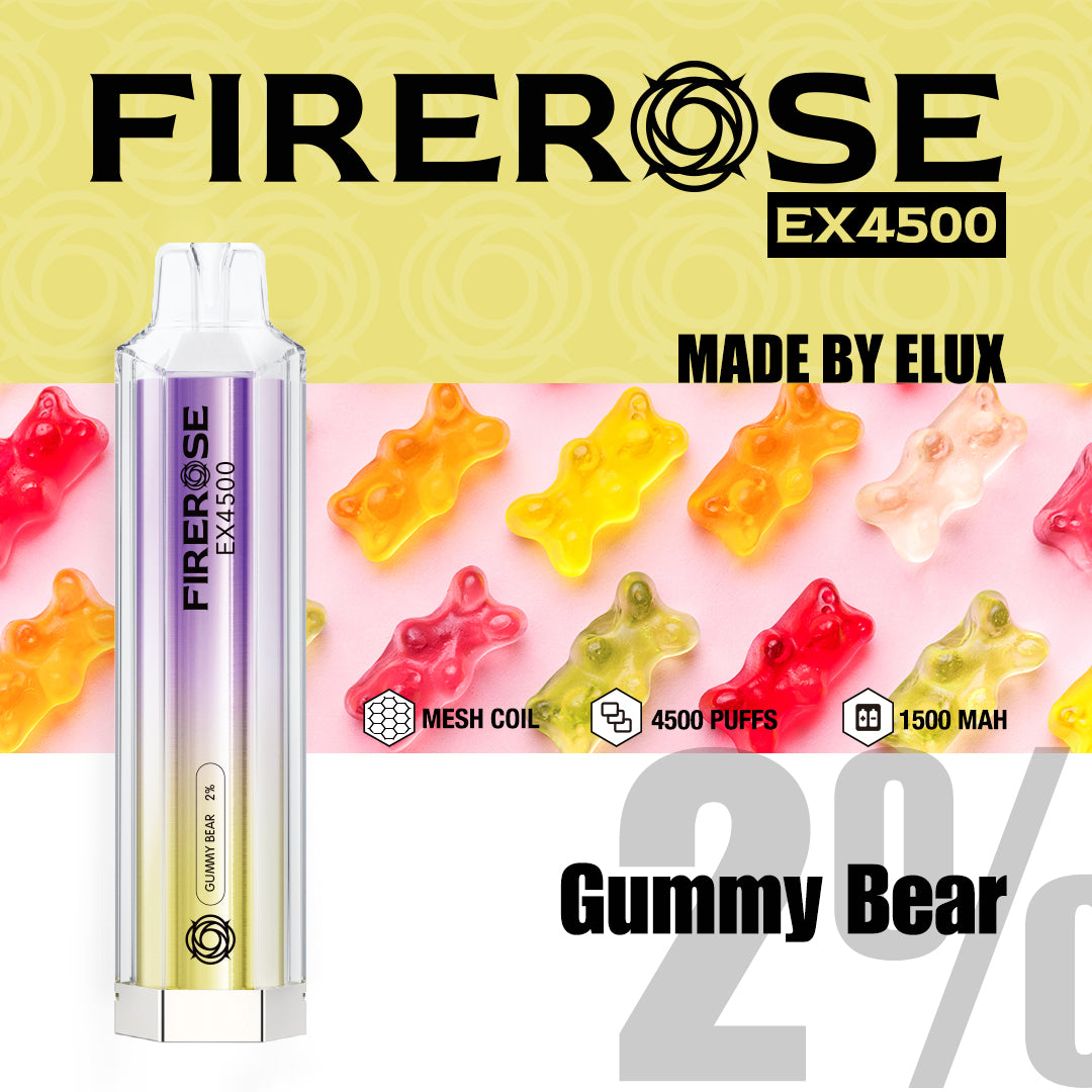 Gummy Bear Elux FireRose EX4500 Disposable Vape