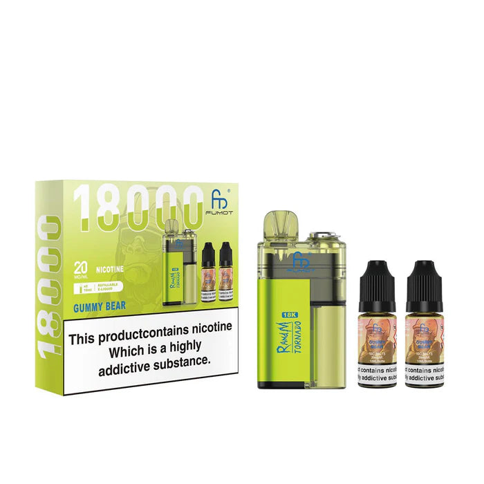 Fumot RandM Tornado 18K Prefilled Kit