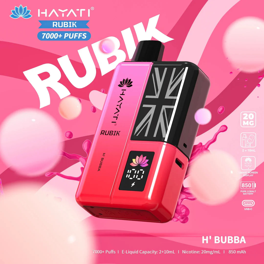 Hayati Rubik 7000 Puffs Vape