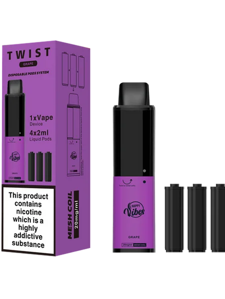 Grape Happy Vibes Disposable Vapes