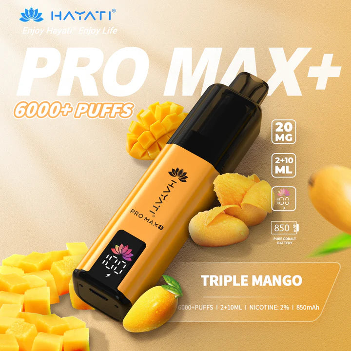 Hayati Pro Max Plus 6000 Puffs